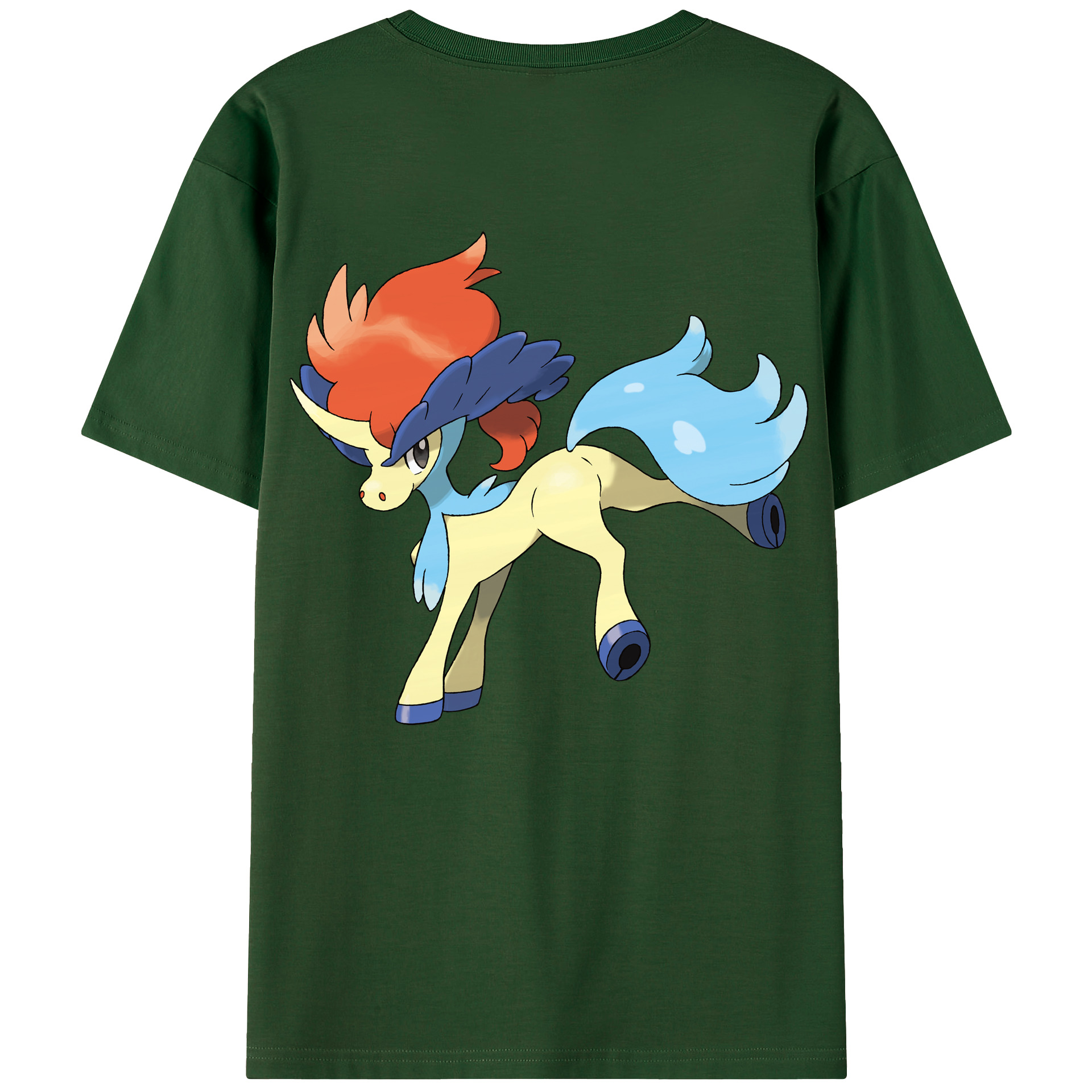 （画像用） ポケットモンスター Pokémon 綿100％半袖Tシャツ（背面プリント）